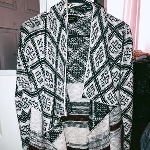 stylish patterned sweater